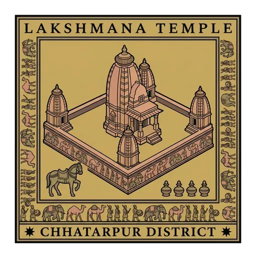 Lakshmana Temple travel stamp