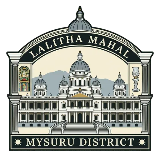 Lalitha Mahal travel stamp