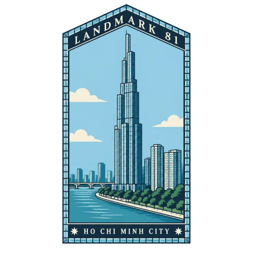 Landmark 81 travel stamp