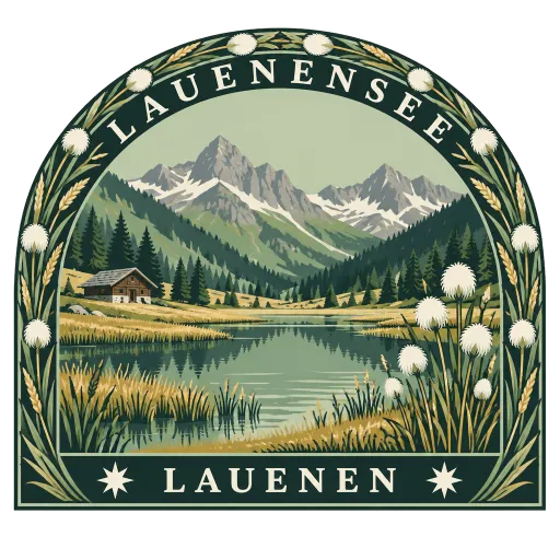 Lauenensee travel stamp