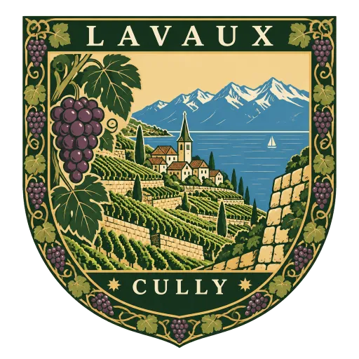 Lavaux travel stamp