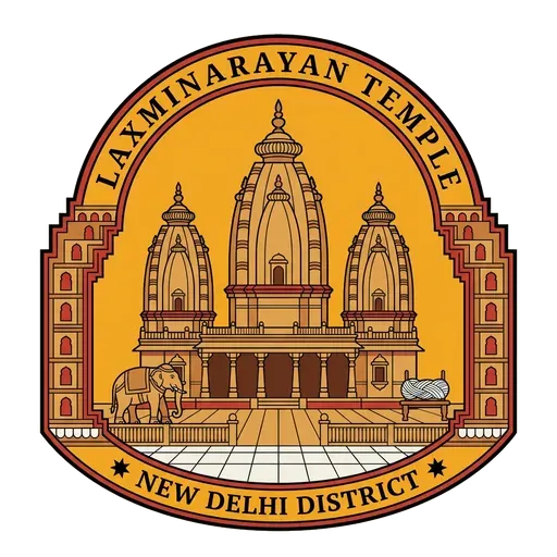 Laxminarayan Temple travel stamp