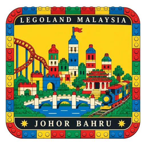 Legoland Malaysia travel stamp