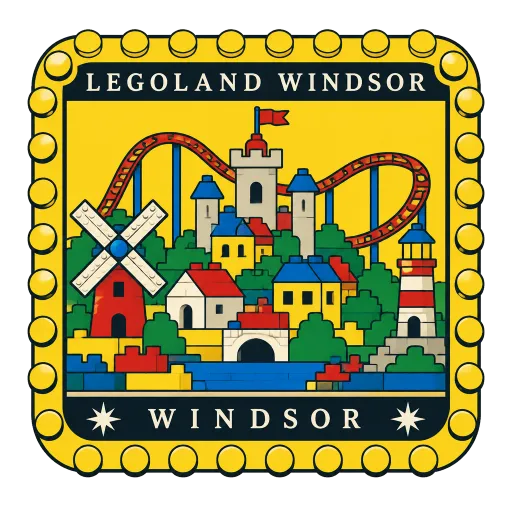 Legoland Windsor travel stamp