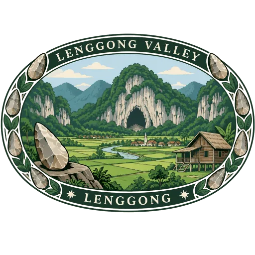 Lenggong Valley travel stamp