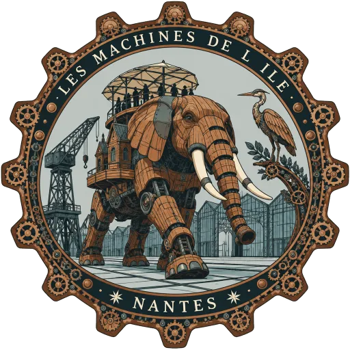 Les Machines de l'Île travel stamp