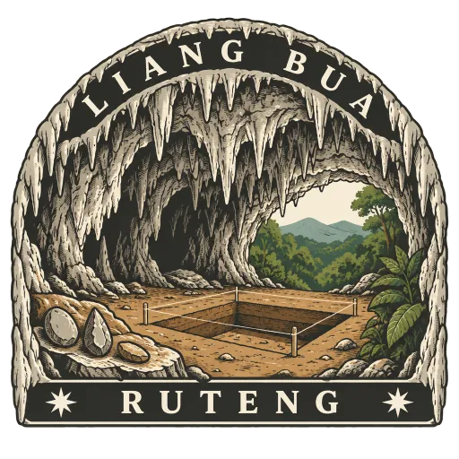 Liang Bua travel stamp