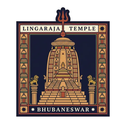 Lingaraja Temple travel stamp