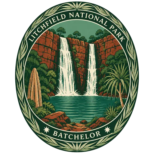 Litchfield National Park travel stamp