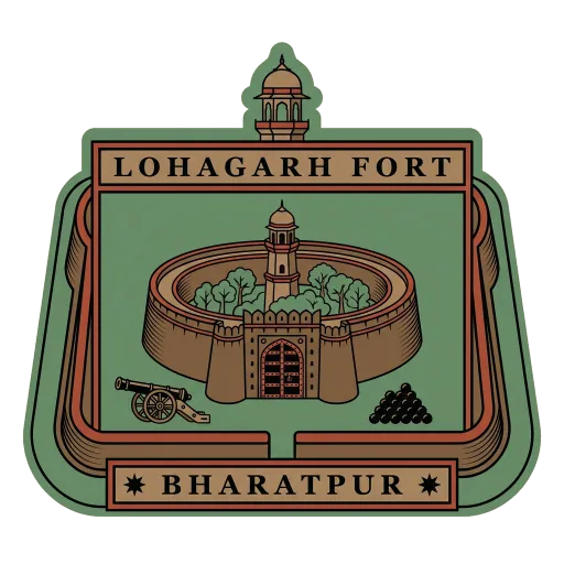 Lohagarh Fort travel stamp