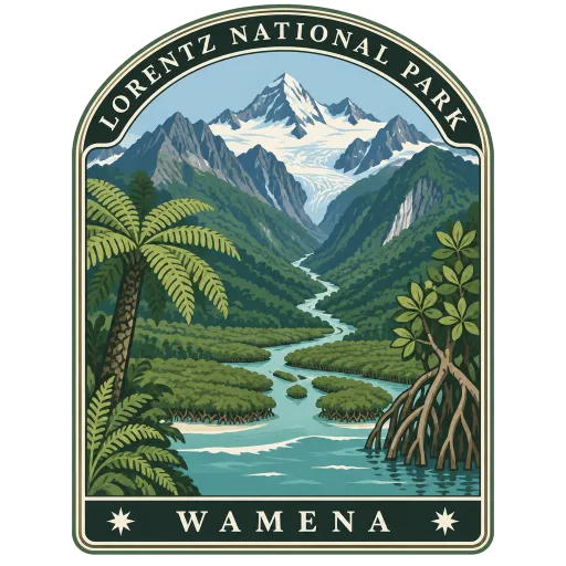 Lorentz National Park travel stamp