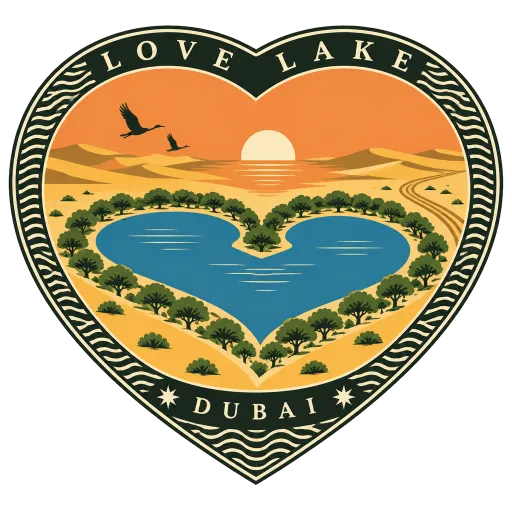 Love Lake travel stamp
