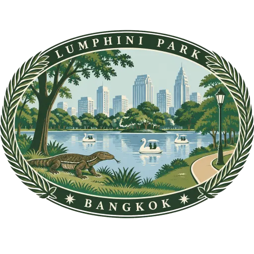 Lumphini Park travel stamp
