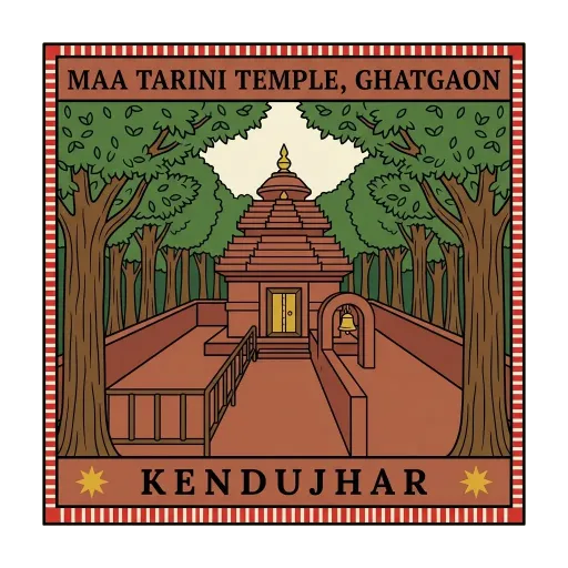 Maa Tarini Temple, Ghatgaon travel stamp
