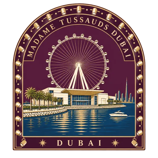 Madame Tussauds Dubai travel stamp