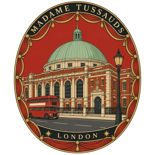 Madame Tussauds travel stamp