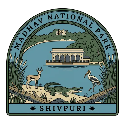 Madhav National Park travel stamp