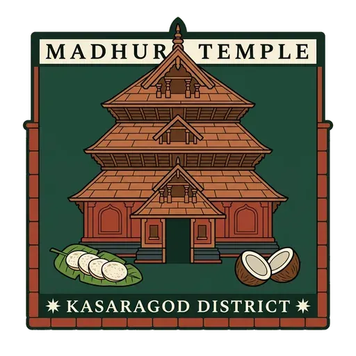 Madhur Temple travel stamp