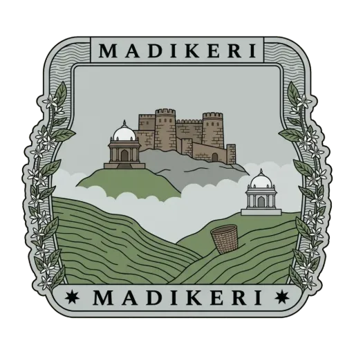 Madikeri travel stamp