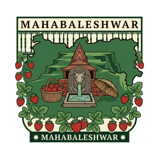 Mahabaleshwar travel stamp