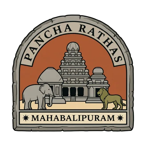 Pancha Rathas travel stamp