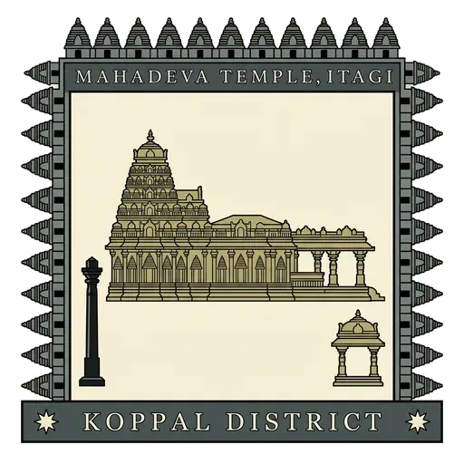 Mahadeva Temple, Itagi travel stamp