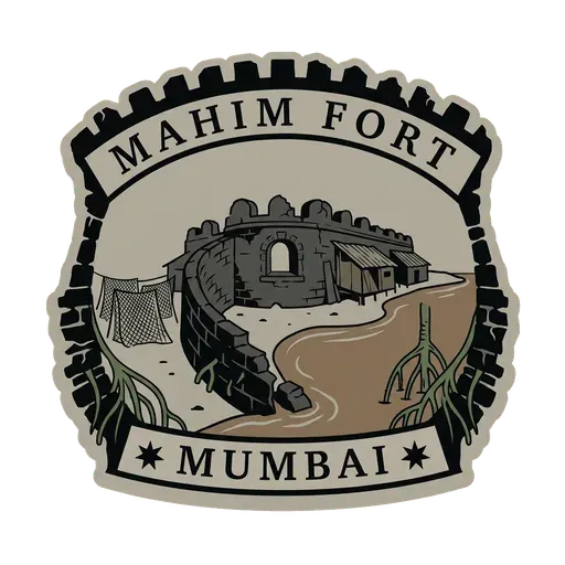 Mahim Fort travel stamp