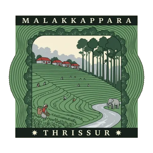 Malakkappara travel stamp