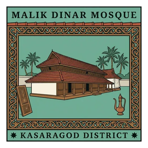 Malik Dinar Mosque travel stamp
