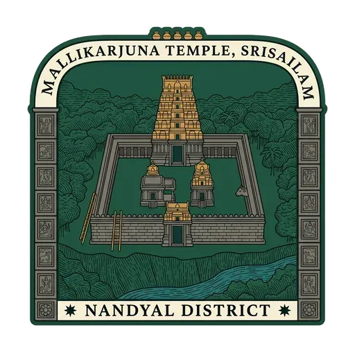 Mallikarjuna Temple, Srisailam travel stamp