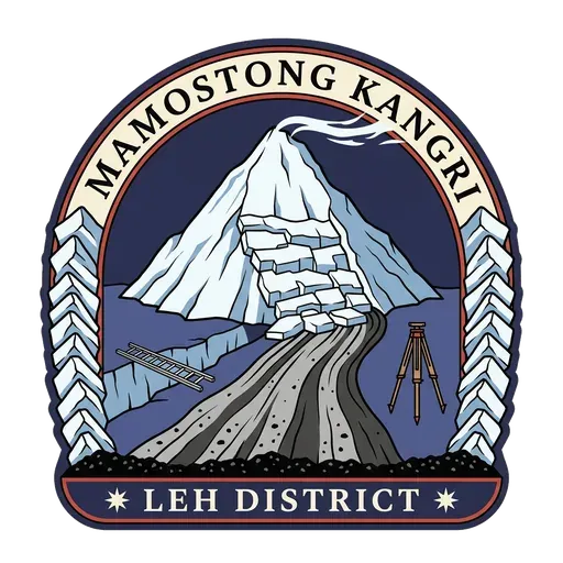 Mamostong Kangri travel stamp