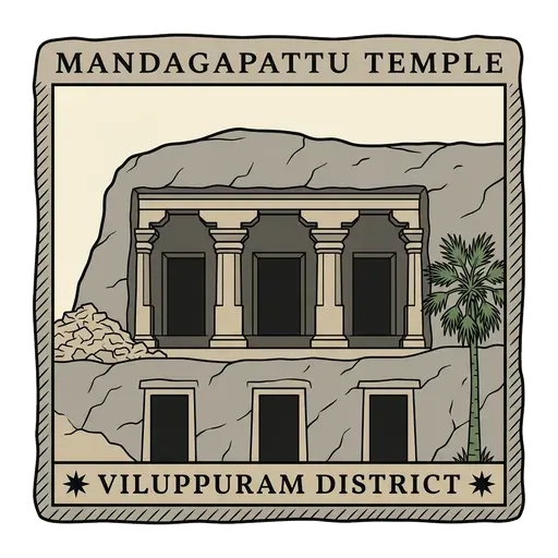 Mandagapattu Temple travel stamp