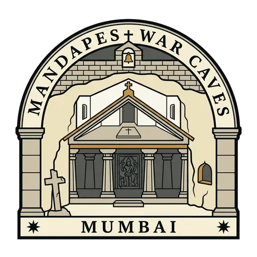 Mandapeshwar Caves travel stamp