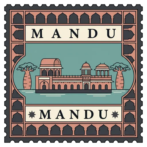 Mandu travel stamp