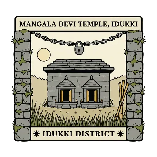 Mangala Devi Temple, Idukki travel stamp