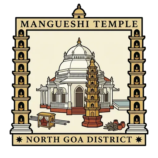 Mangueshi Temple travel stamp