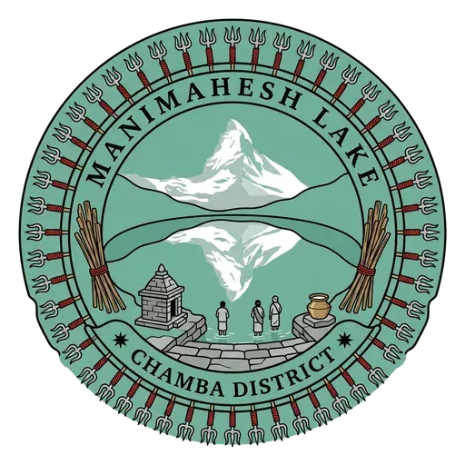 Manimahesh Lake travel stamp