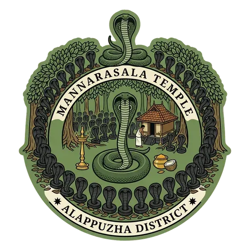 Mannarasala Temple travel stamp