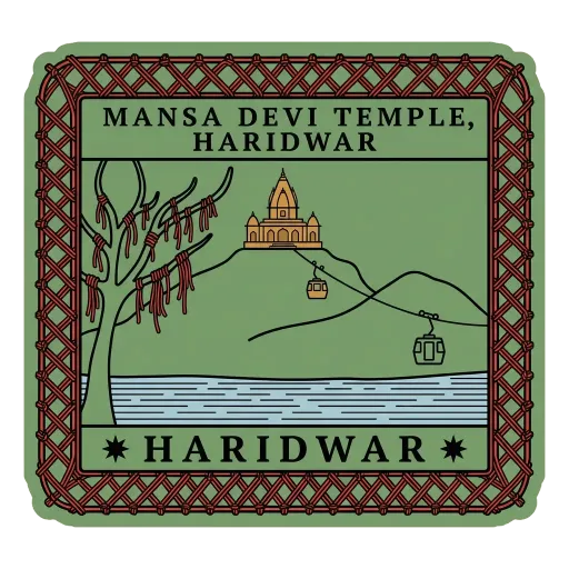 Mansa Devi Temple, Haridwar travel stamp
