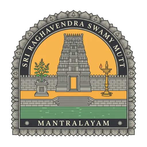 Sri Raghavendra Swamy Mutt travel stamp