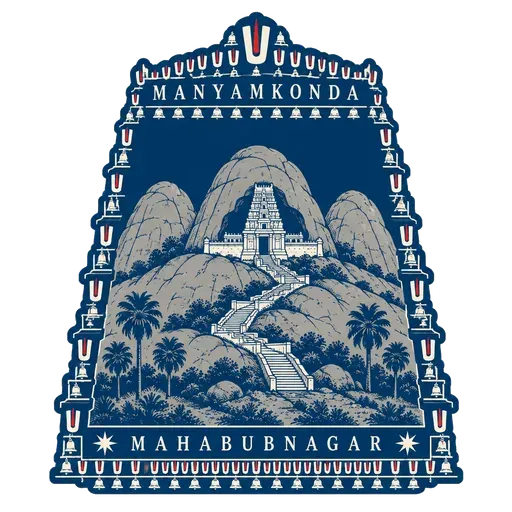 Manyamkonda Venkateswara Temple travel stamp