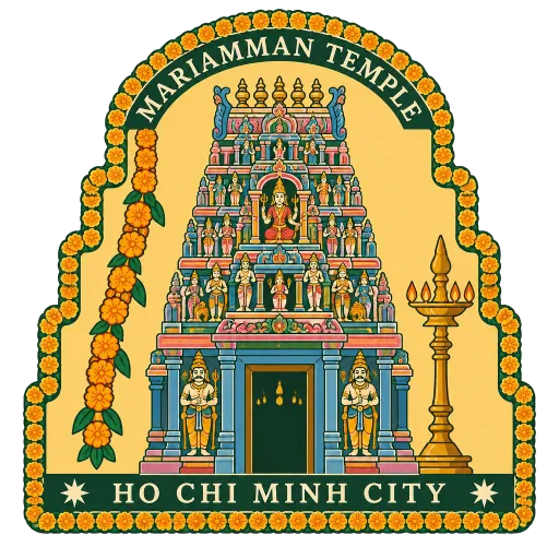 Mariamman Temple travel stamp
