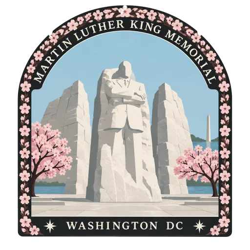 Martin Luther King Jr. Memorial travel stamp
