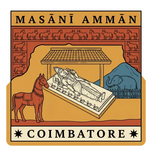 Masānī Ammān travel stamp