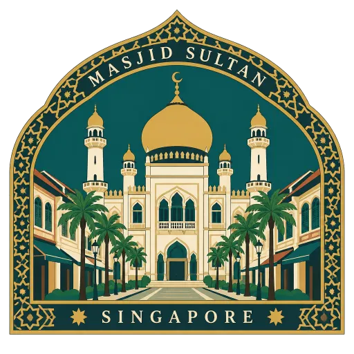 Masjid Sultan travel stamp