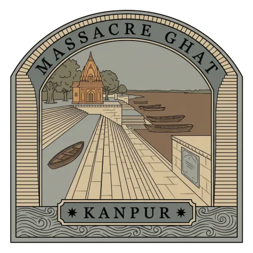 Massacre Ghat travel stamp