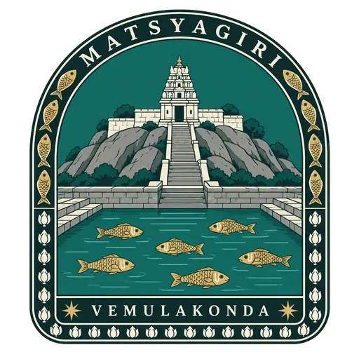 Matsyagiri Lakshmi Narasimha Swamy Temple travel stamp