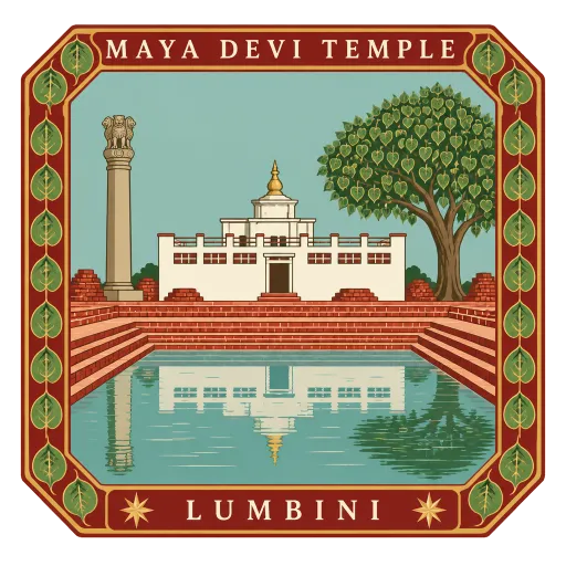 Maya Devi Temple travel stamp