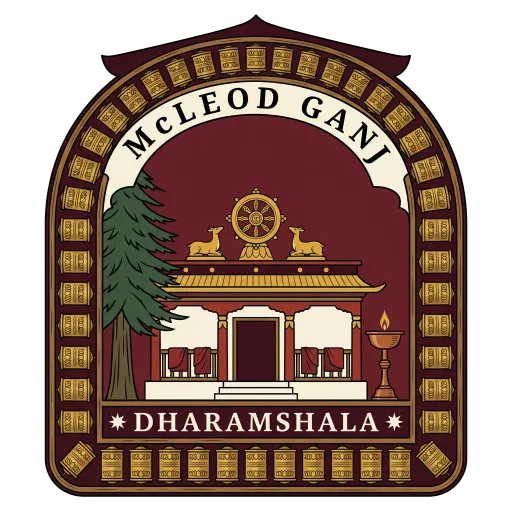 McLeod Ganj travel stamp