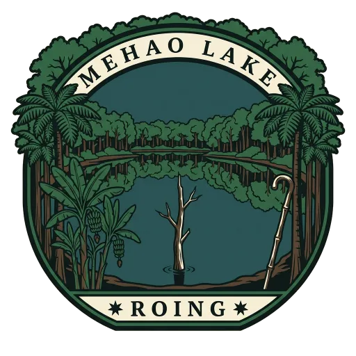 Mehao Lake travel stamp